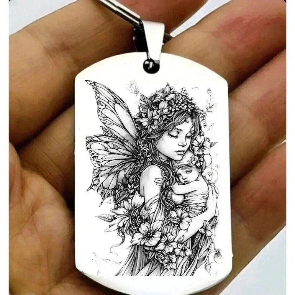 Butterfly Mother And Baby Hot Cute Amazing Love Keychain